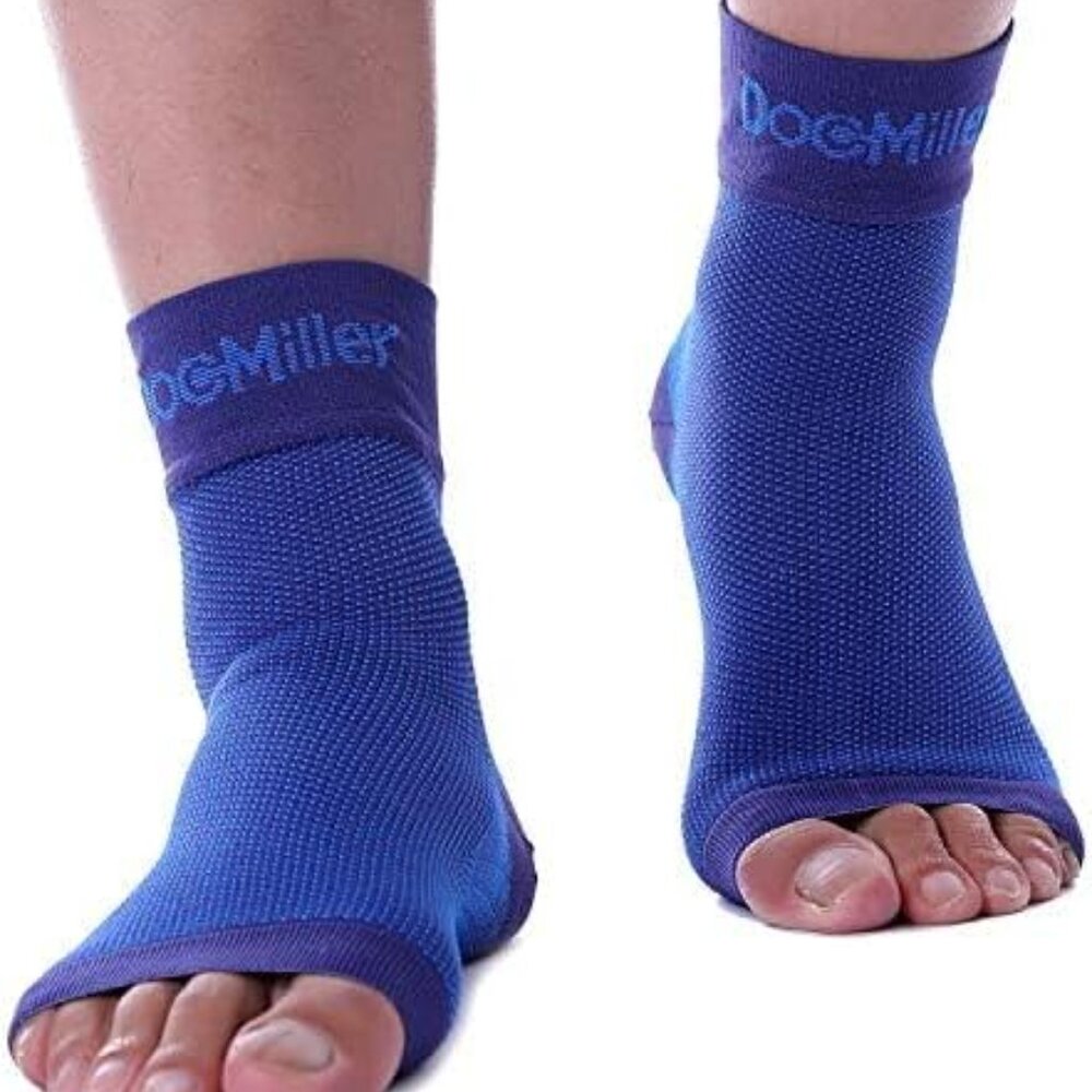 Doc Miller Compression Ankle Sleeve Large Blue